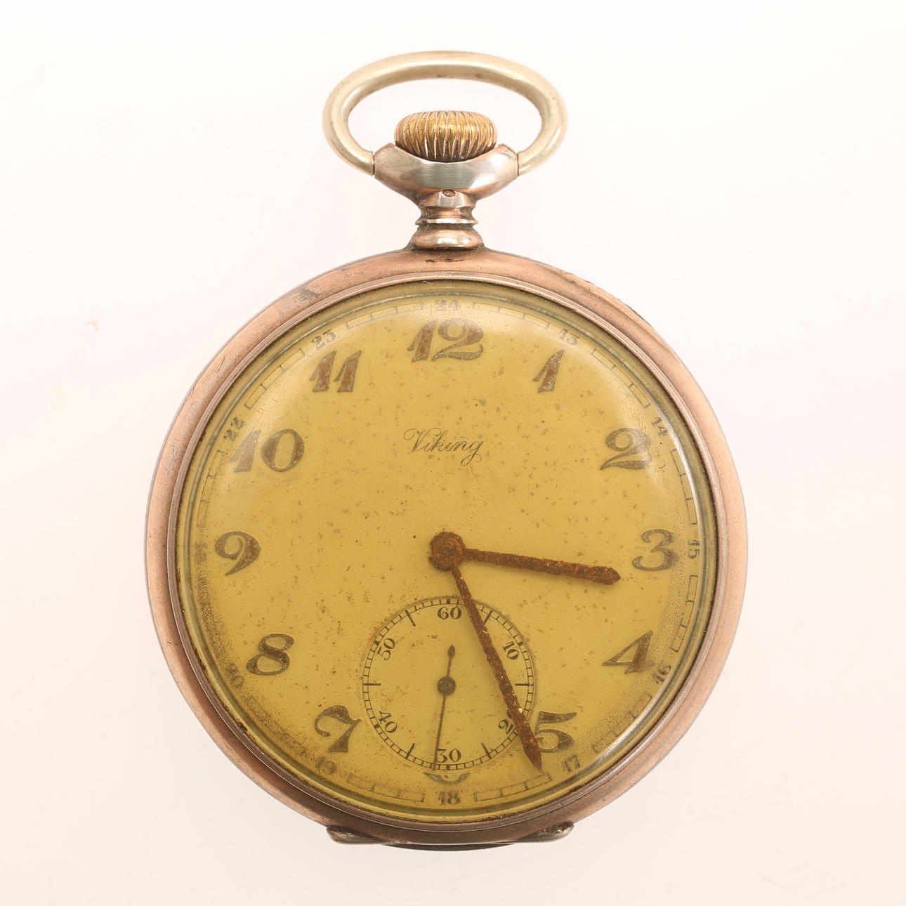 POCKET WATCH, silver, Viking.