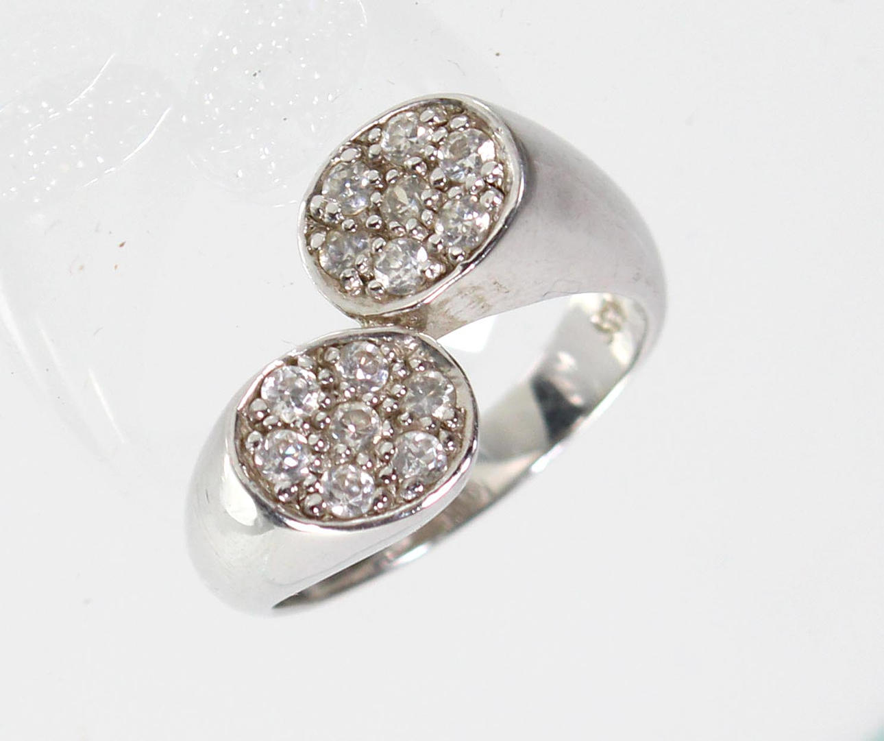 Croisering, silver 925.