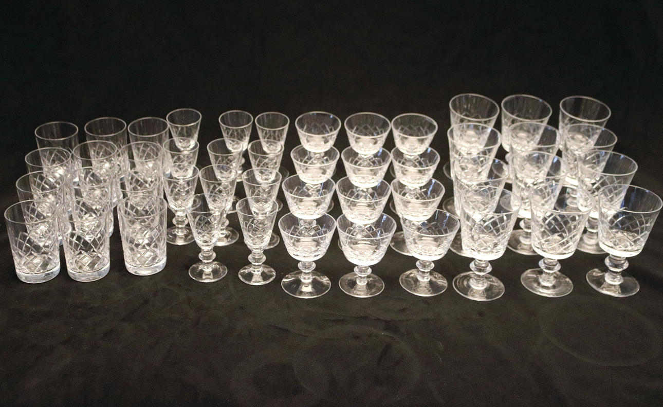 GLASSERVIS, 48 delar, 1900-tal.