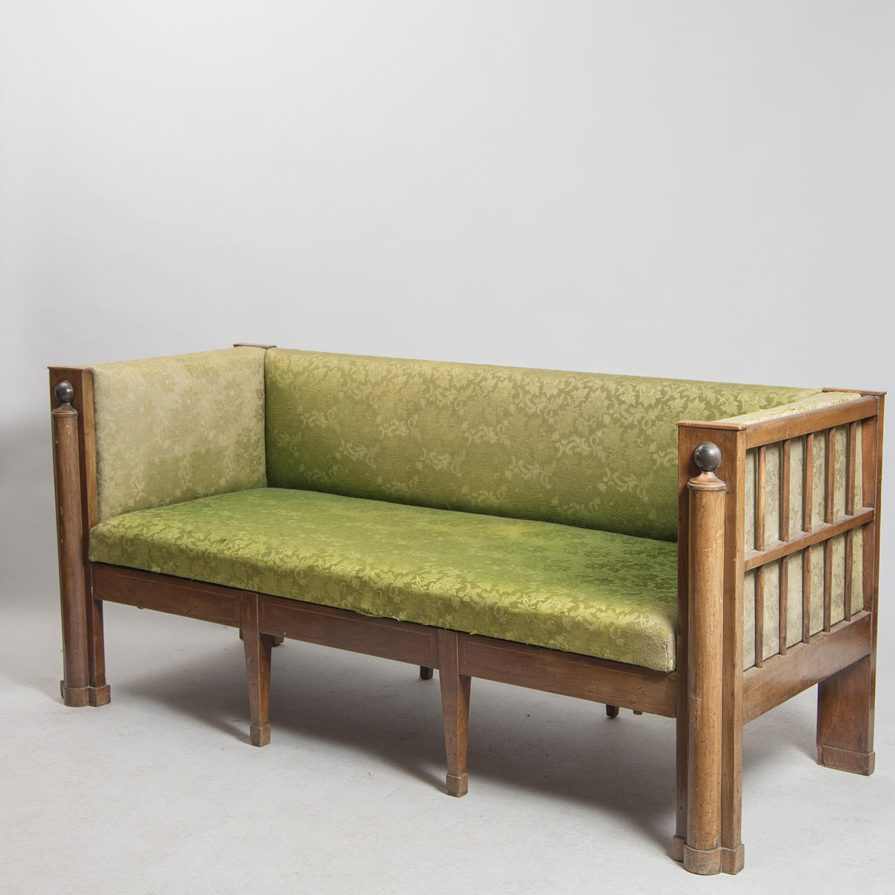 SOFFA, mahogny med intarsia, empire.