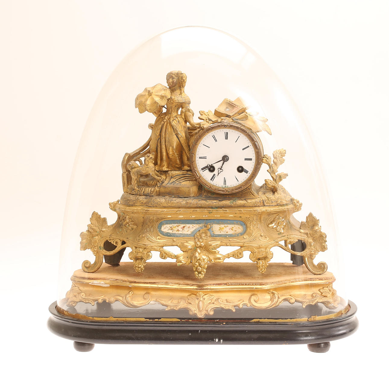 BORDSPENDYL, metall, 1800-tal.