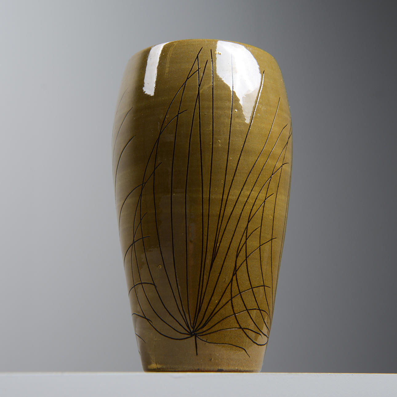 INGRID ATTERBERG. "Papyrus", vas, modell 2488, Upsala-Ekeby.