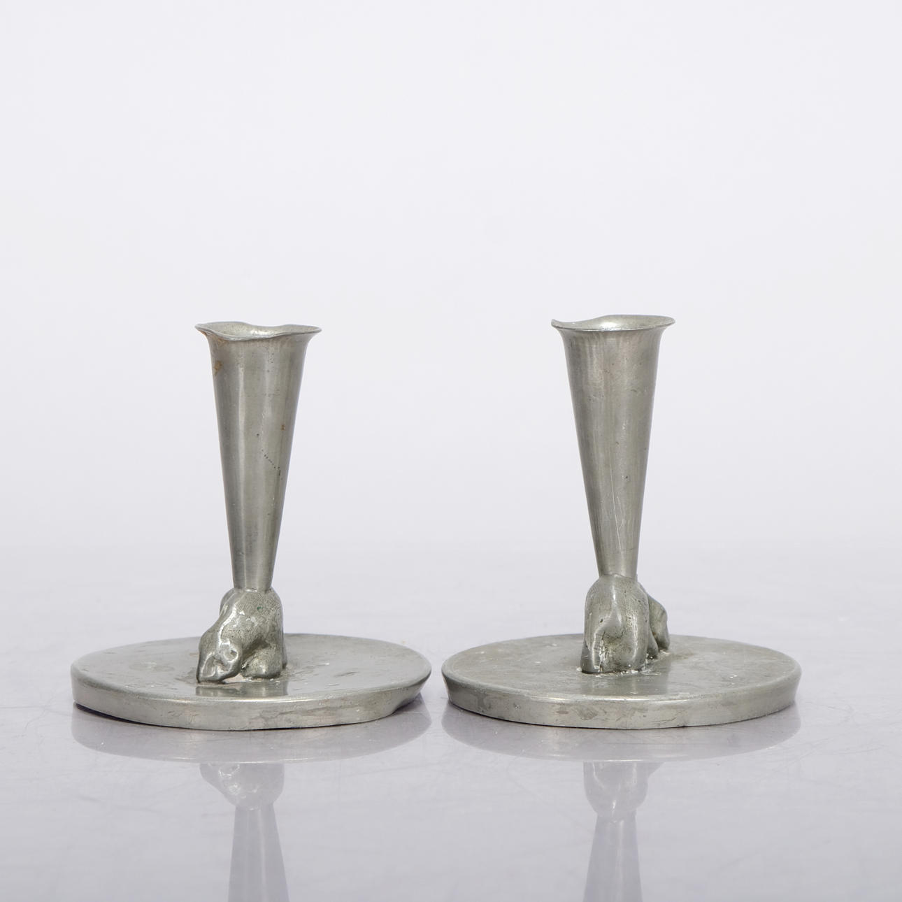 THORILD KNUTSSON. Candlesticks, a pair, Svenskt Tenn.