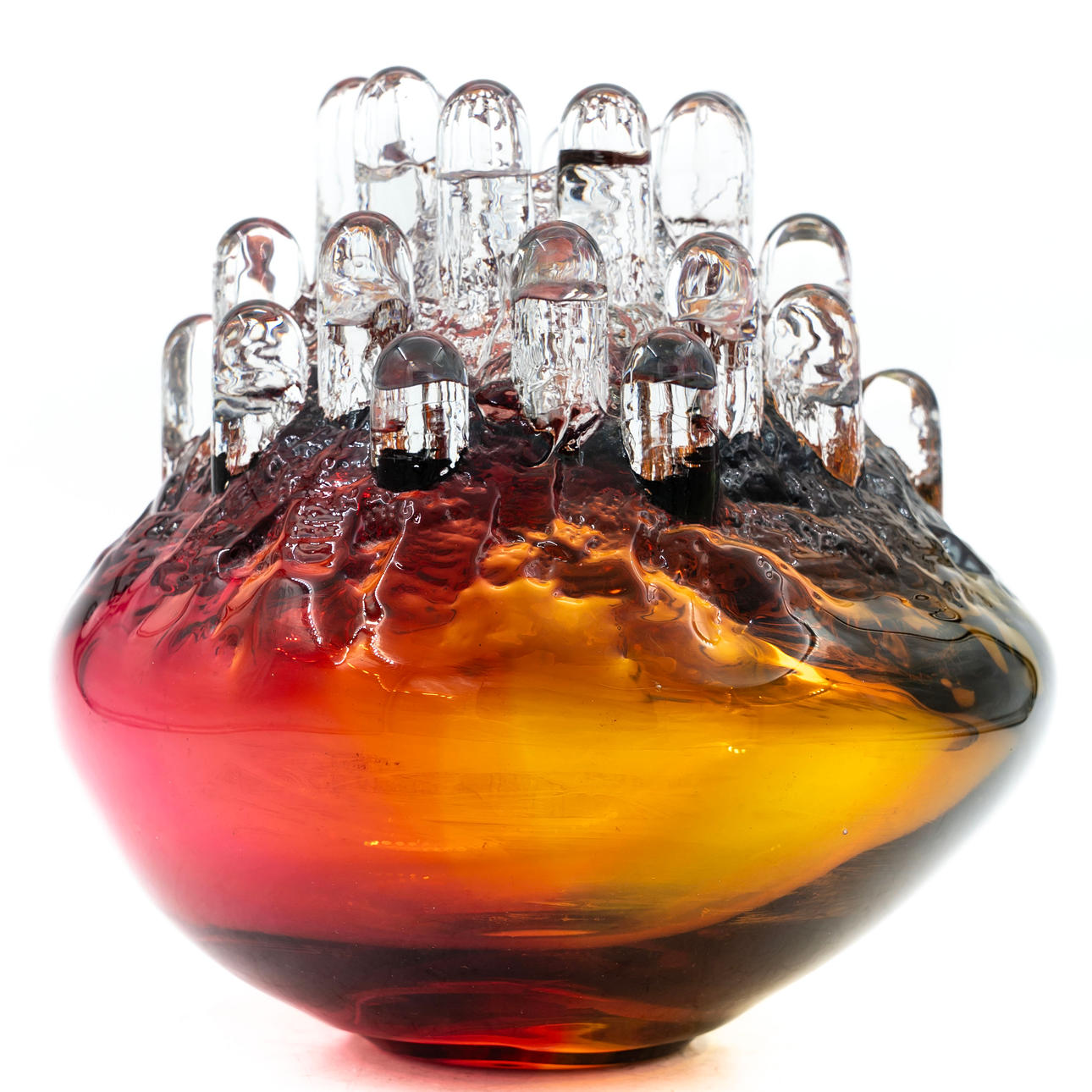 GÖRAN WÄRFF. signed, Kosta boda, unique “polar”.