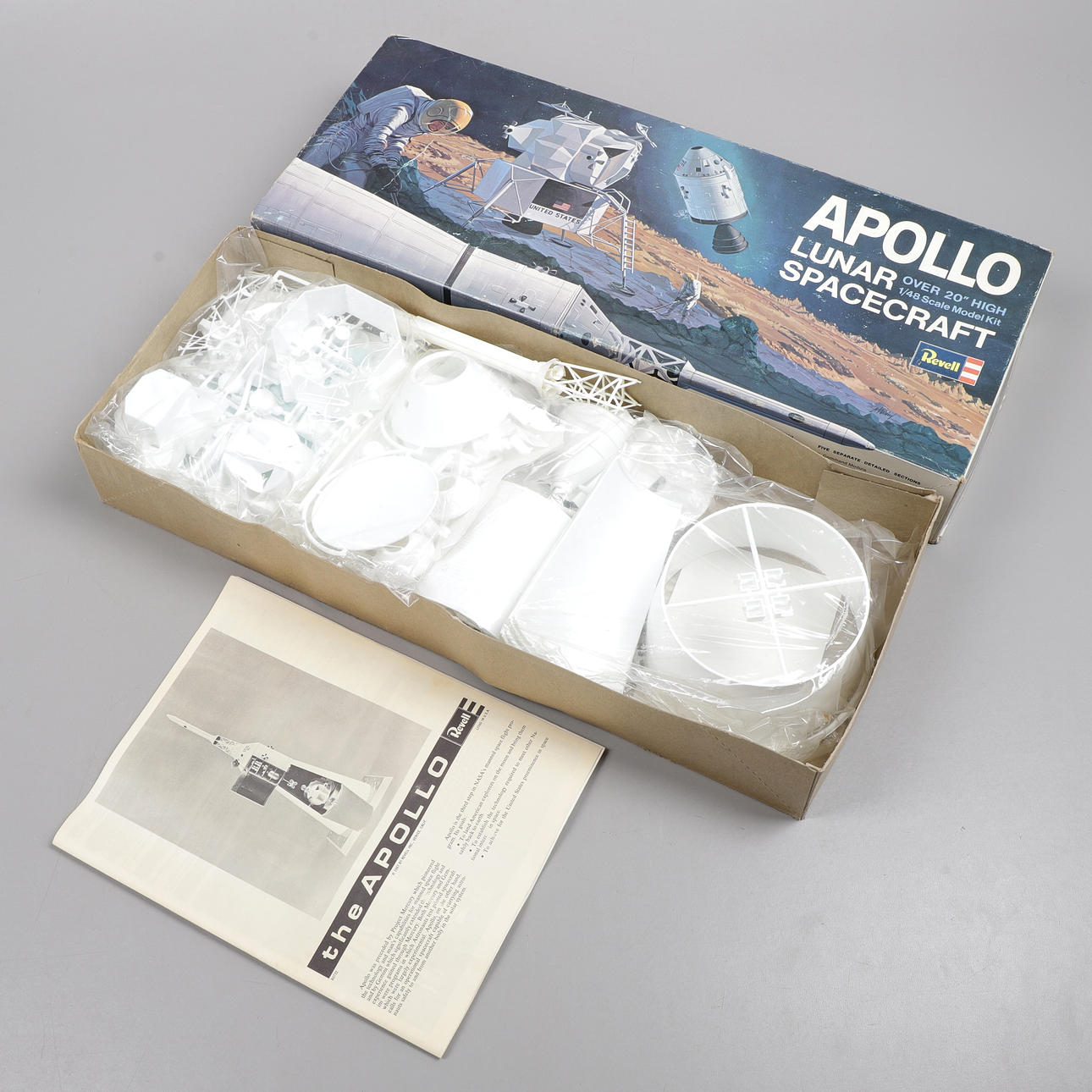 Construction kit, Apollo Lunar Spacecraft, Revell, 1970s.