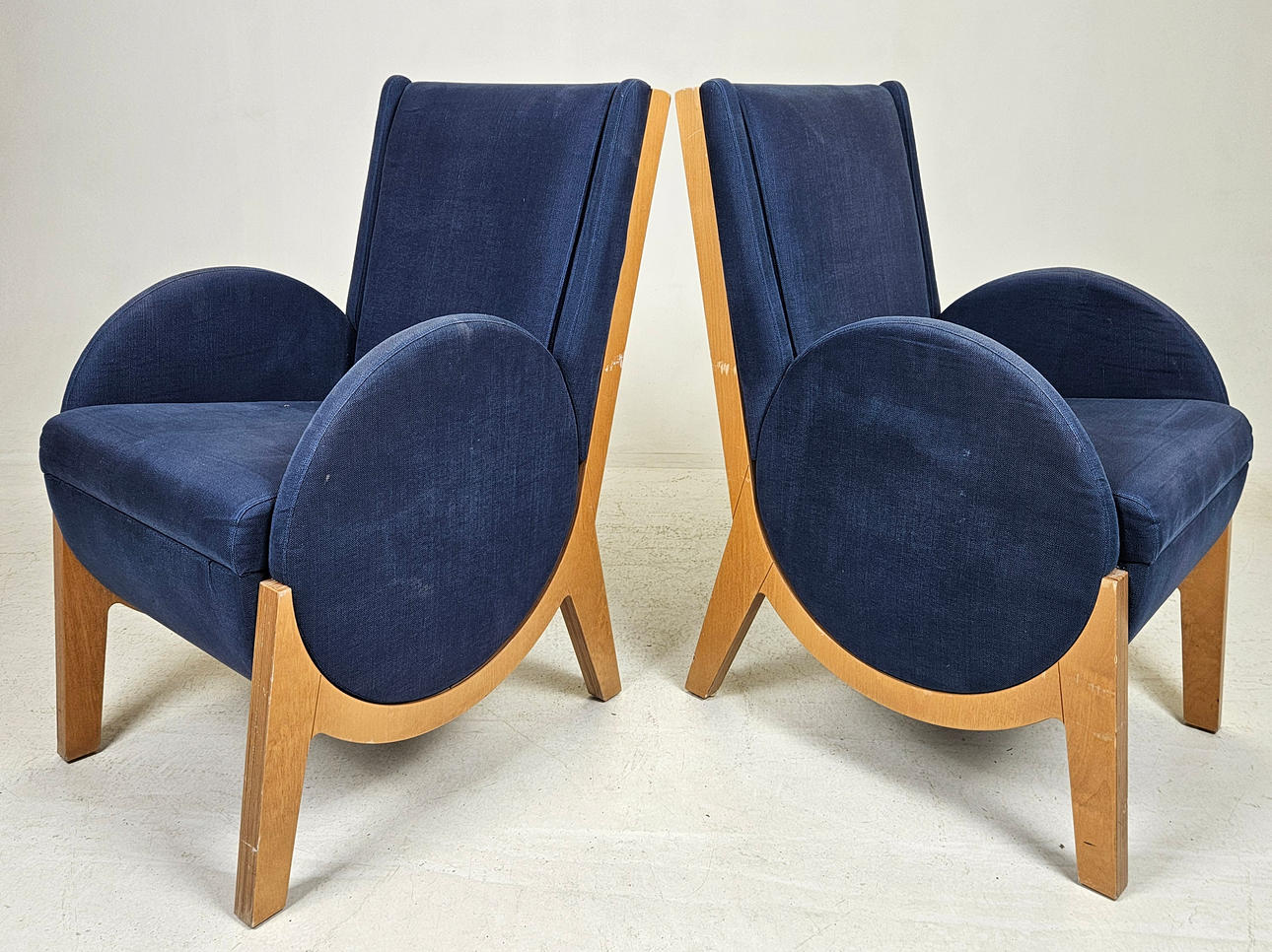 FÅTÖLJER, ett par, 1900-talets andra hälft.