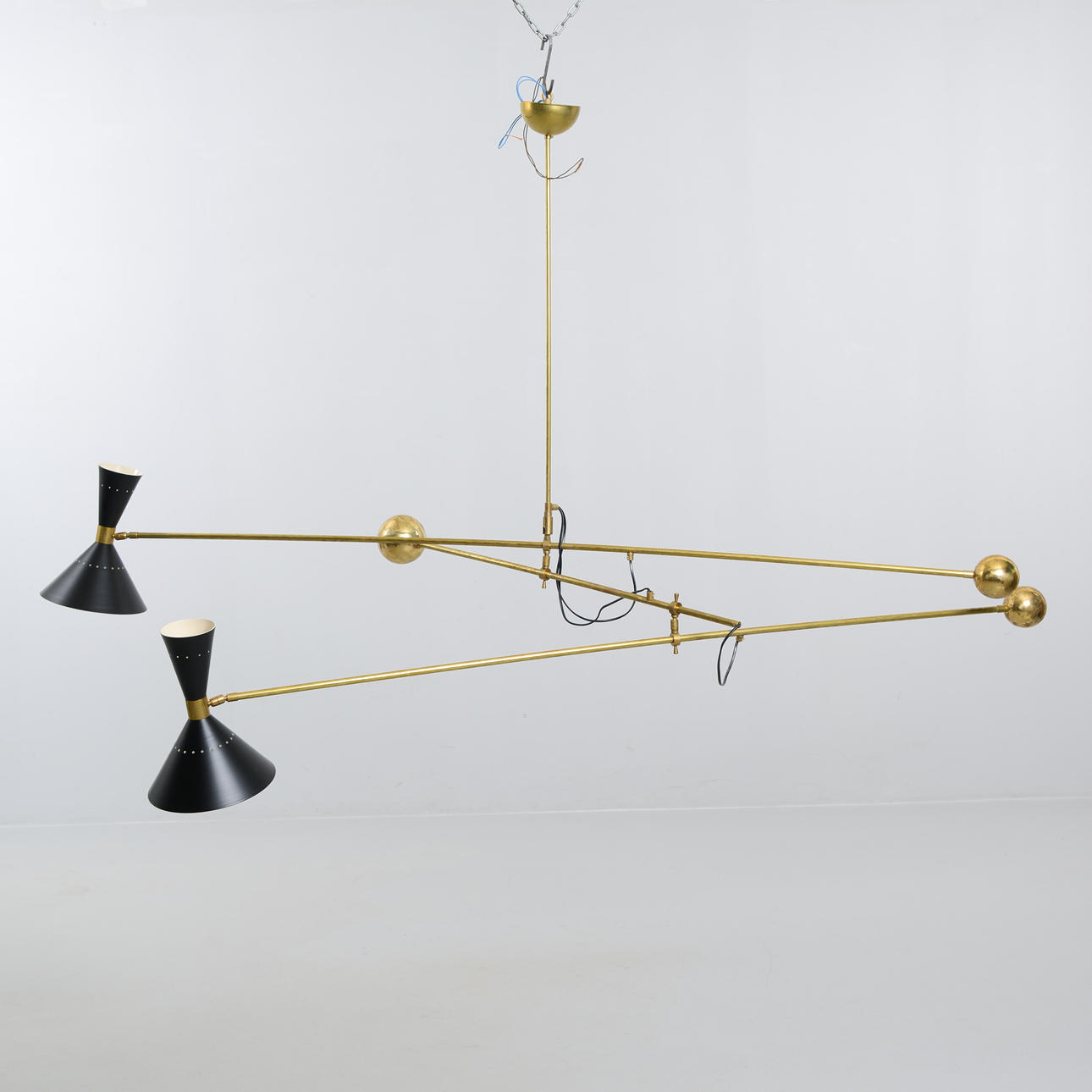 CEILING LAMP, “Satellite”, Luci Srl, Parma, Italy.