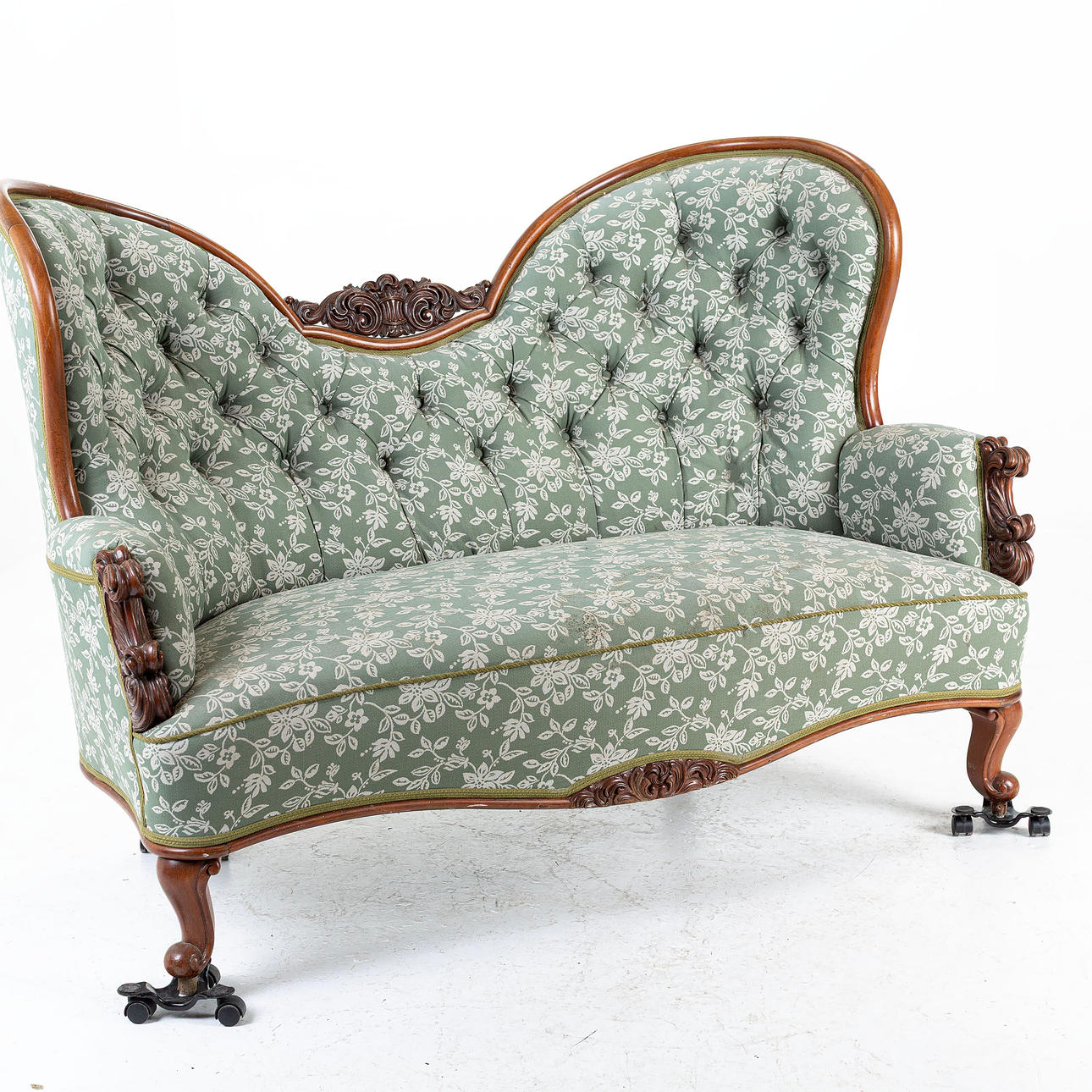 A late 19th century neo-rococo sofa.