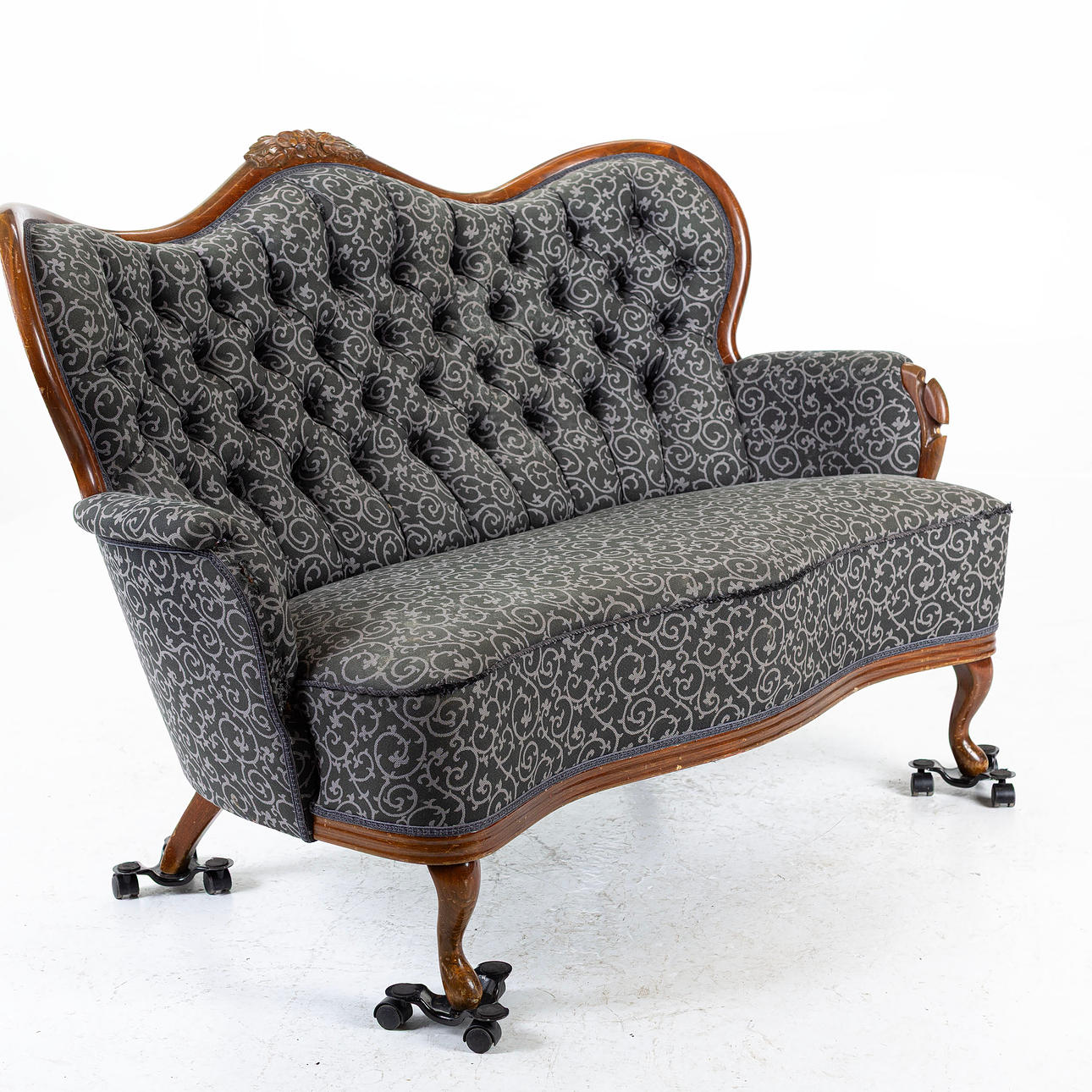 A late 19th century neo-rococo sofa.