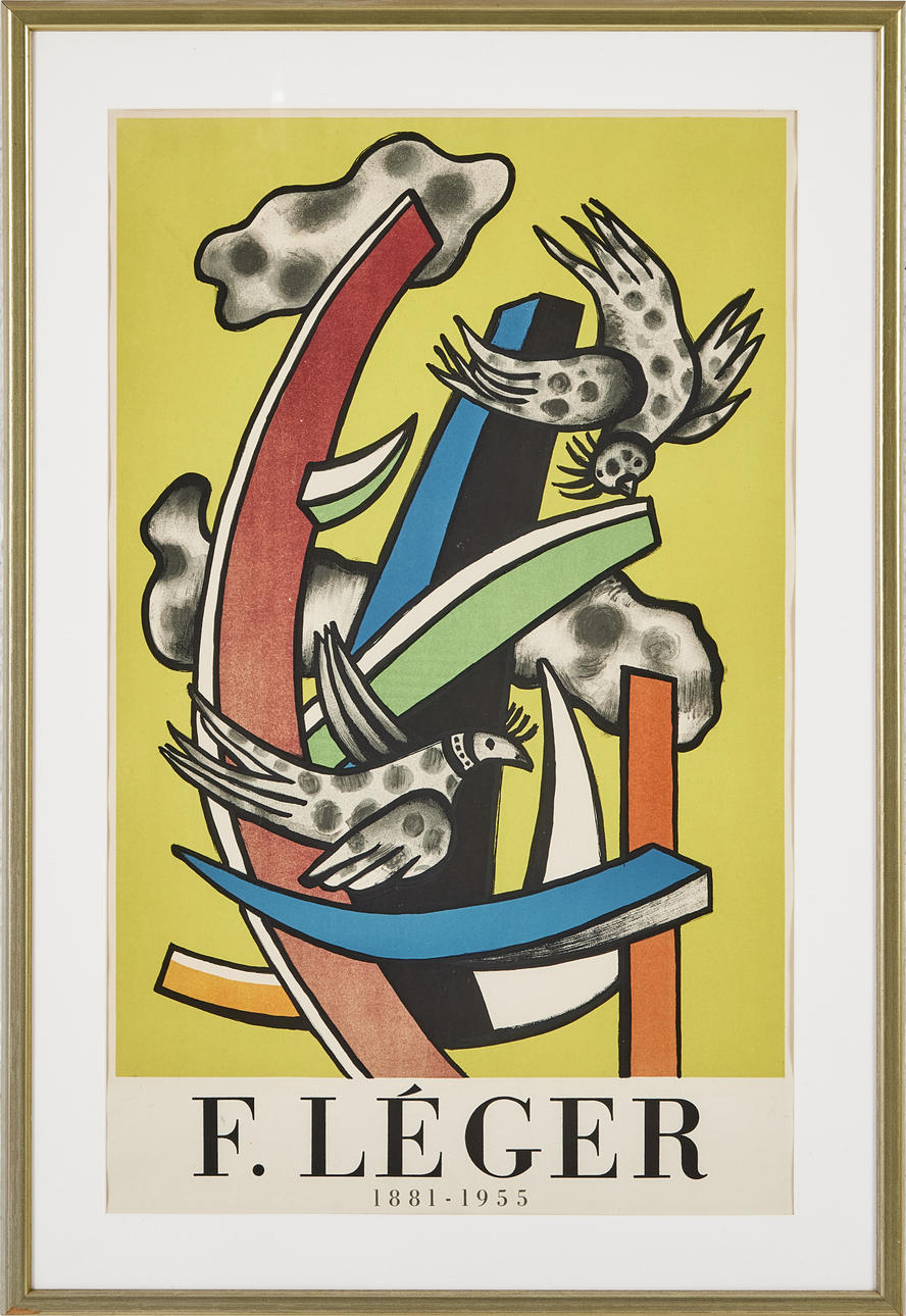 UTSTÄLLNINGSAFFISCH, Fernand Léger.