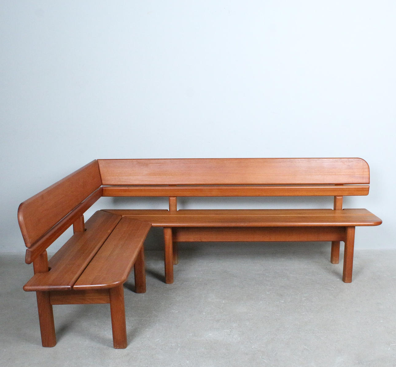 Teak corner bench 1970s Denmark.