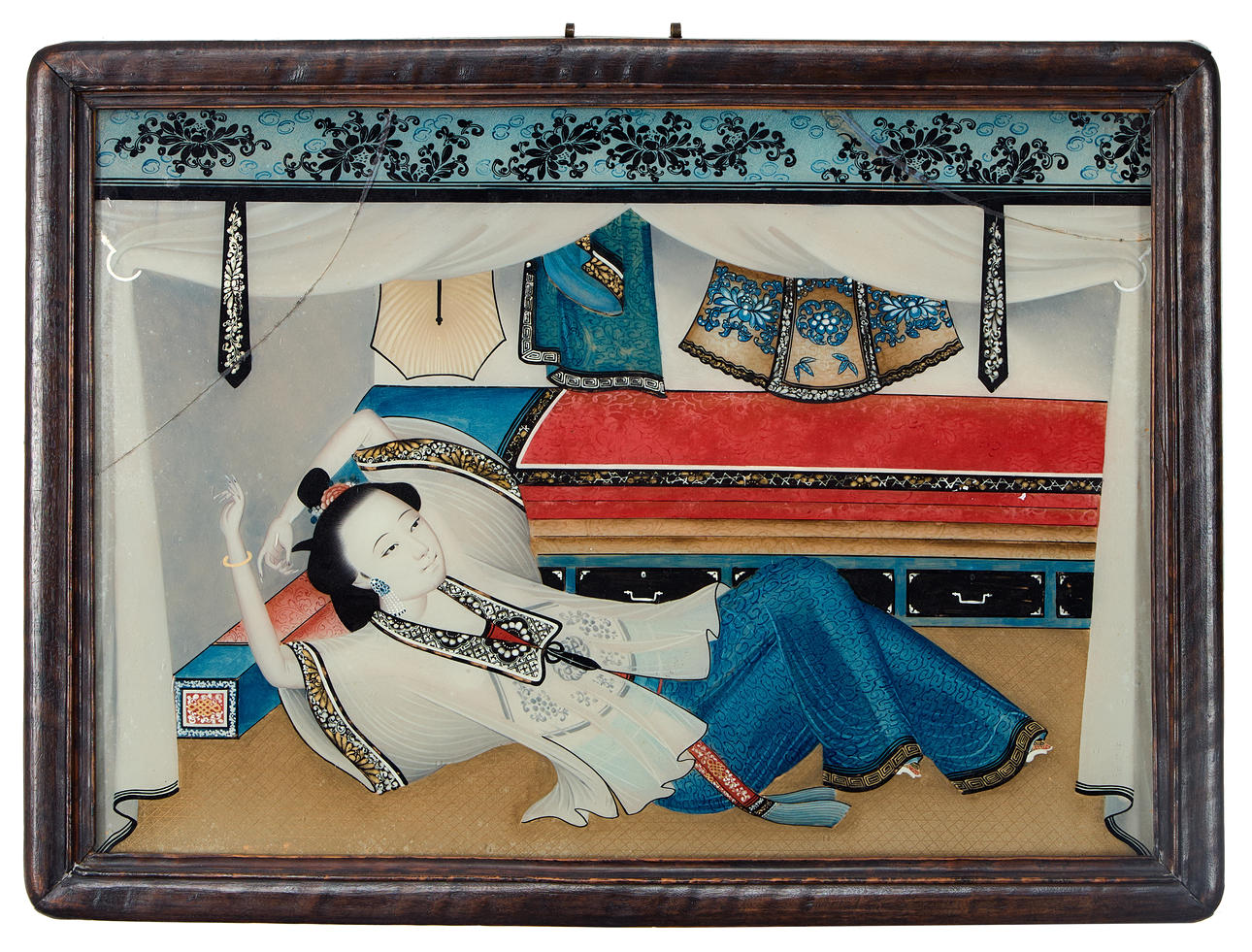 STAINED GLASS, resting model, China.