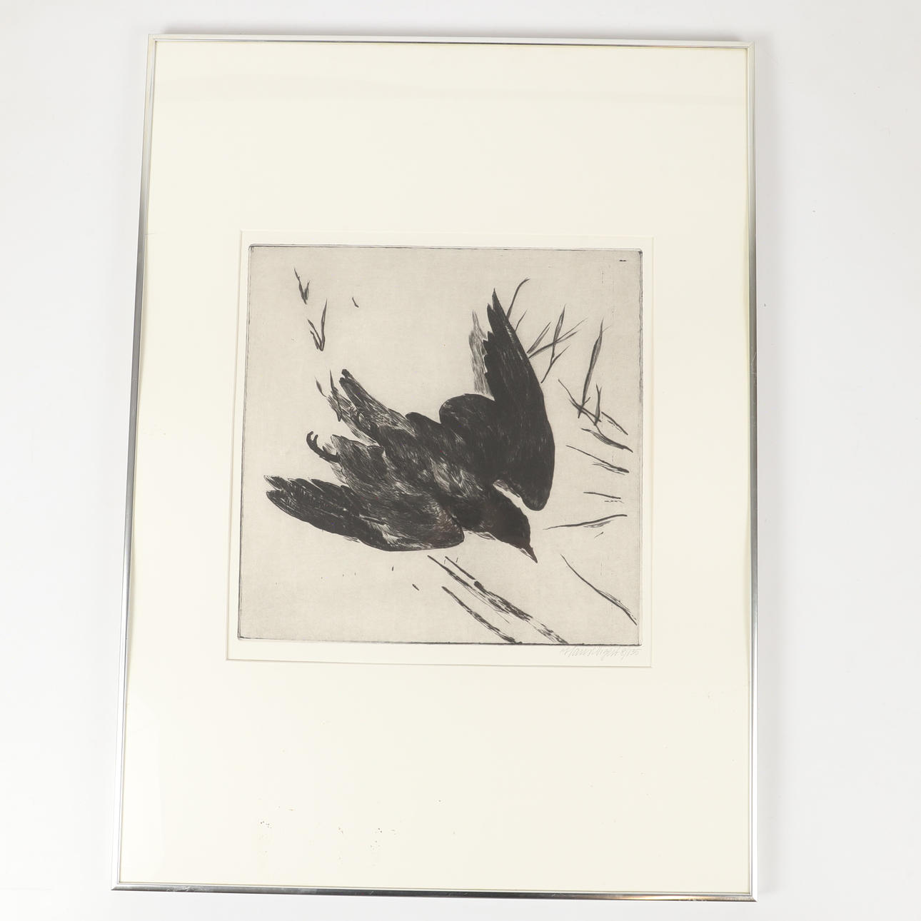 HANS WIGERT. “The Bird”, lithograph, 8/135, signed.
