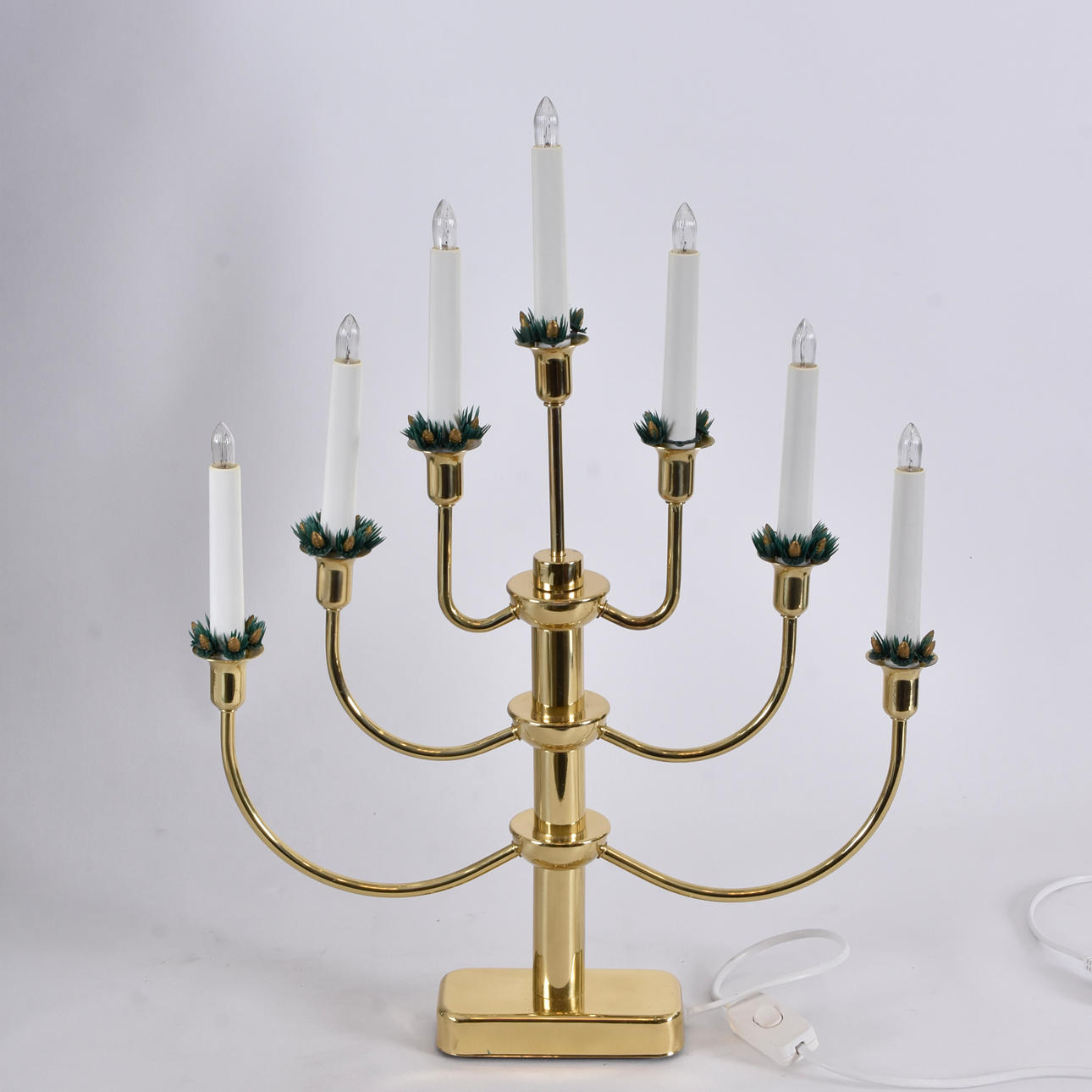 ADVENT CANDLESTICK, yellow metal, Markslöjd.