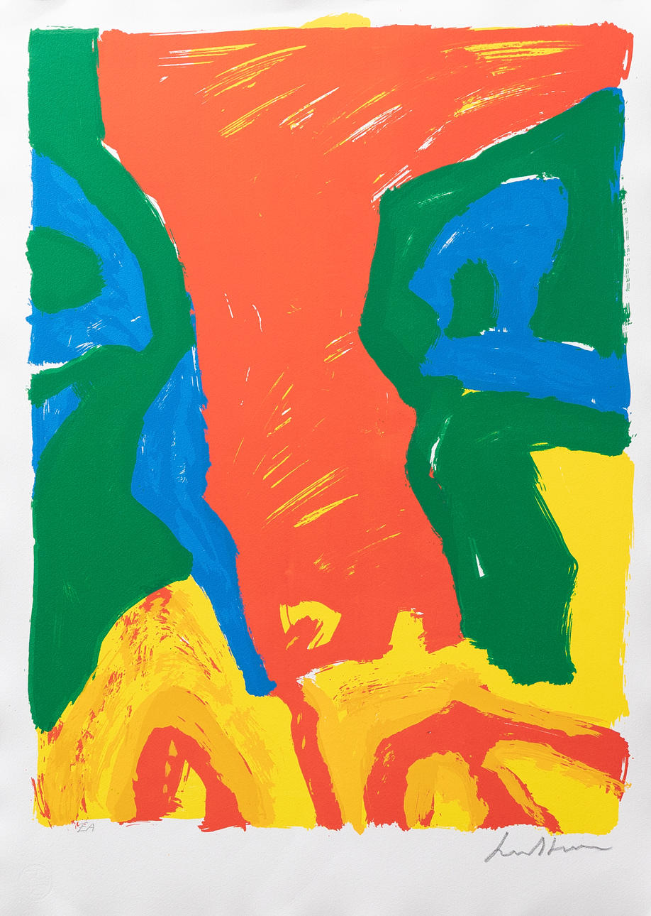 BENGT LINDSTRÖM. “Our Mother”, lithograph no EA, signed.
