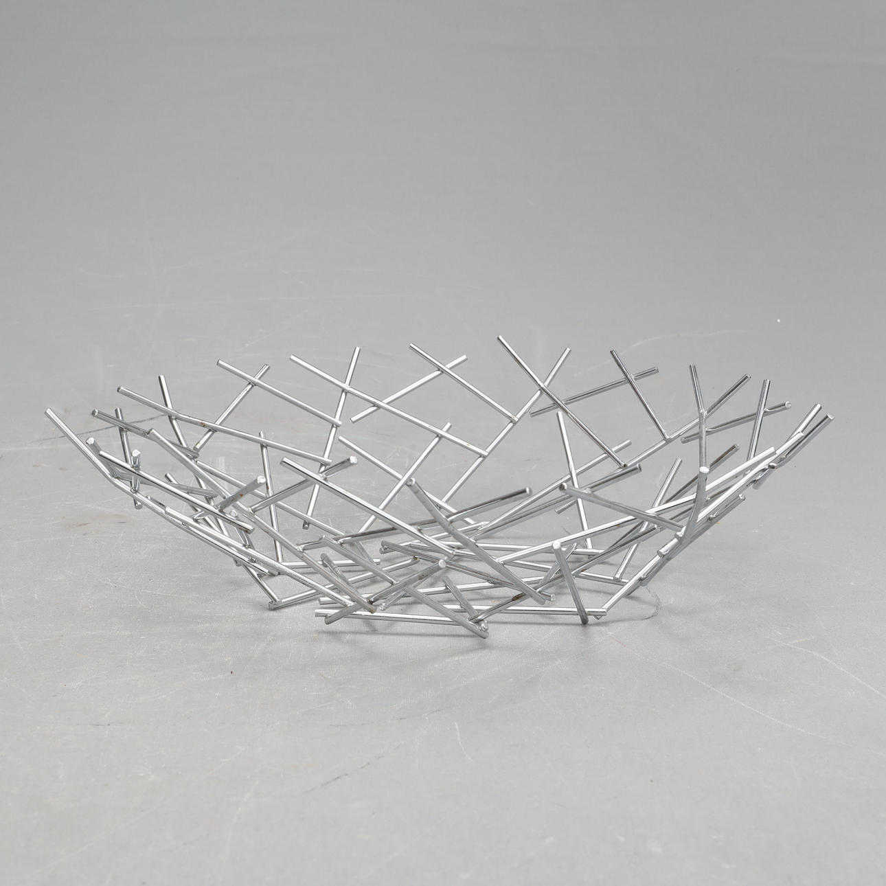 FRUKTSKÅL, metall, Alessi, Italien.