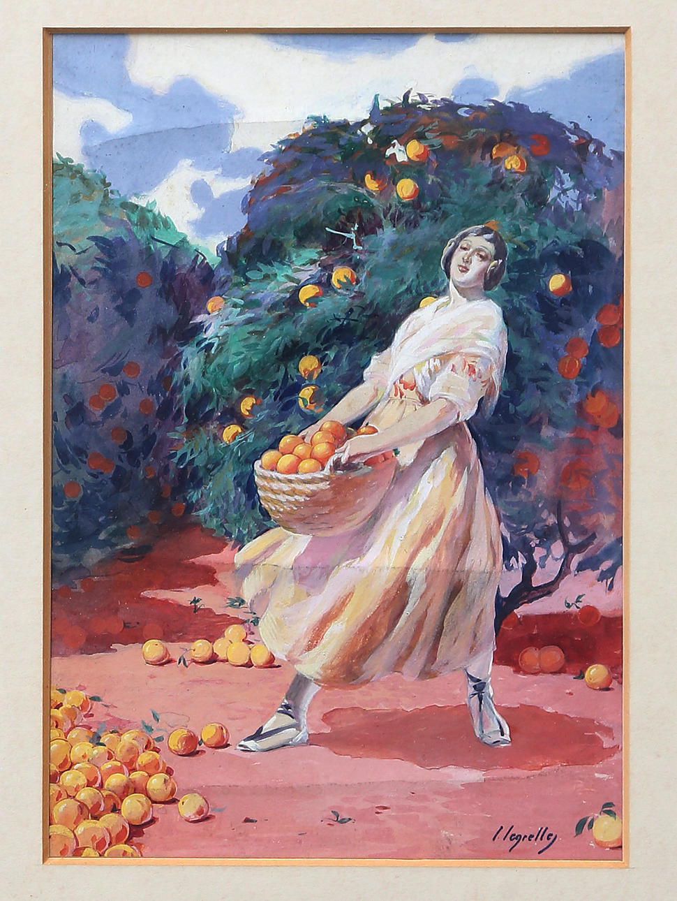 JOSÉ SEGRELLES. Orange picker.