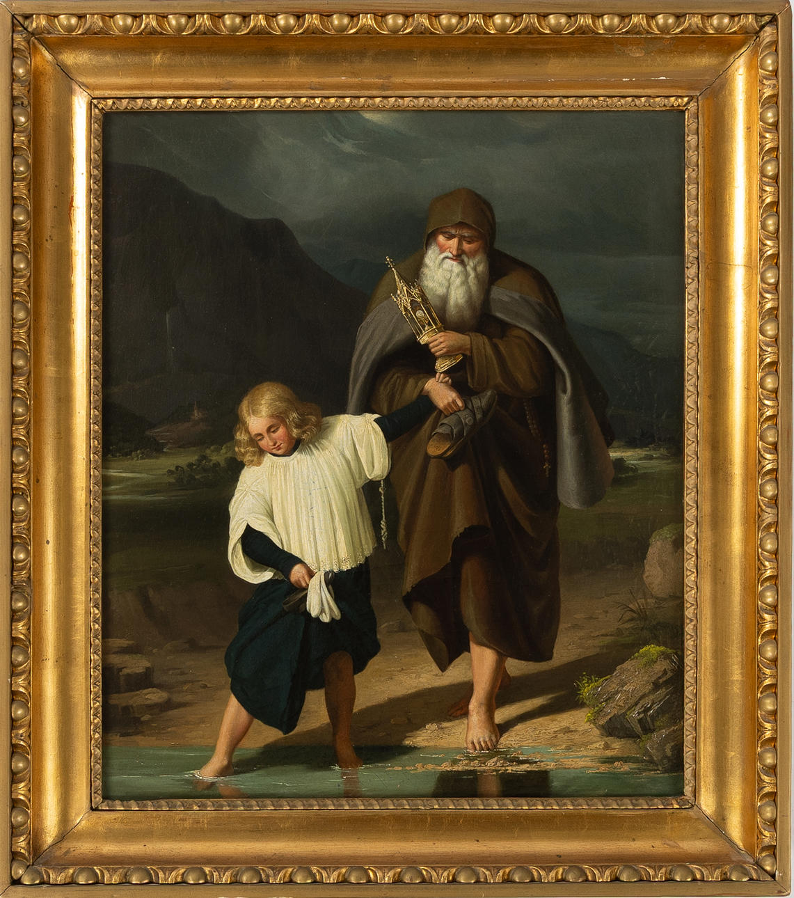 AFTER WILHELM EDUARD DAEGE. Composition, Oil on canvas.