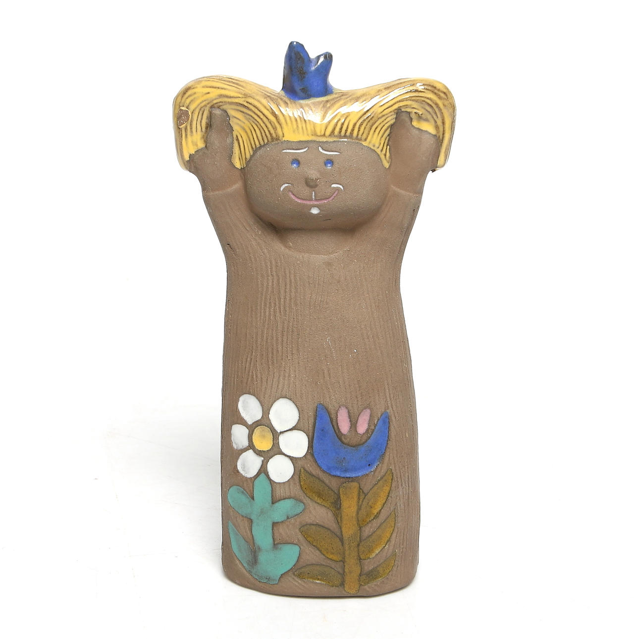 FIGURIN, keramik, "Stina", Mari Simmulson, Upsala Ekeby, 1900-talets mitt.