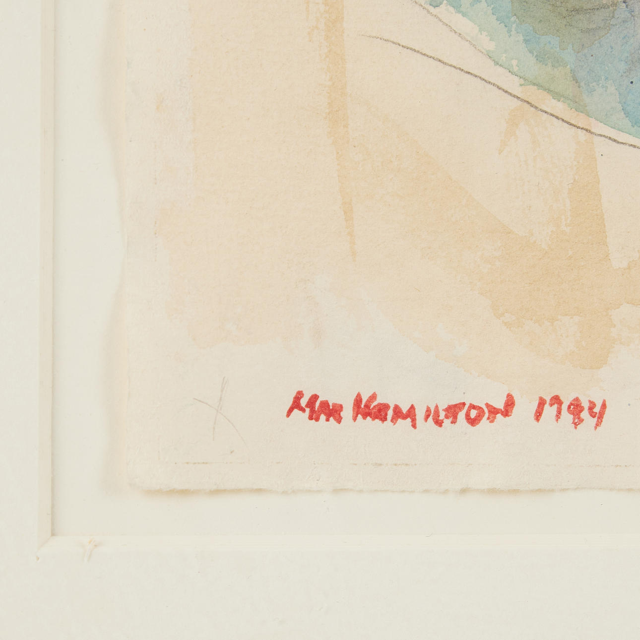 MAC HAMILTON (FÖDD 1952). Stilleben, akvarell på papper, signerad och ...