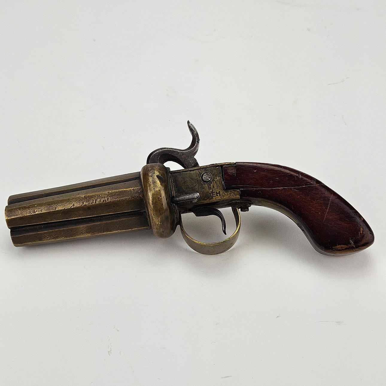 SLAG LOCK REVOLVER, so called pepperbox, Johan Engholm (1820-1918 ...