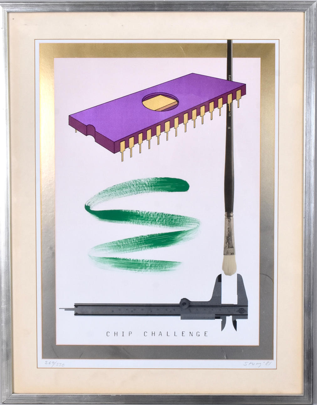 STURE JOHANNESSON. Color lithography.