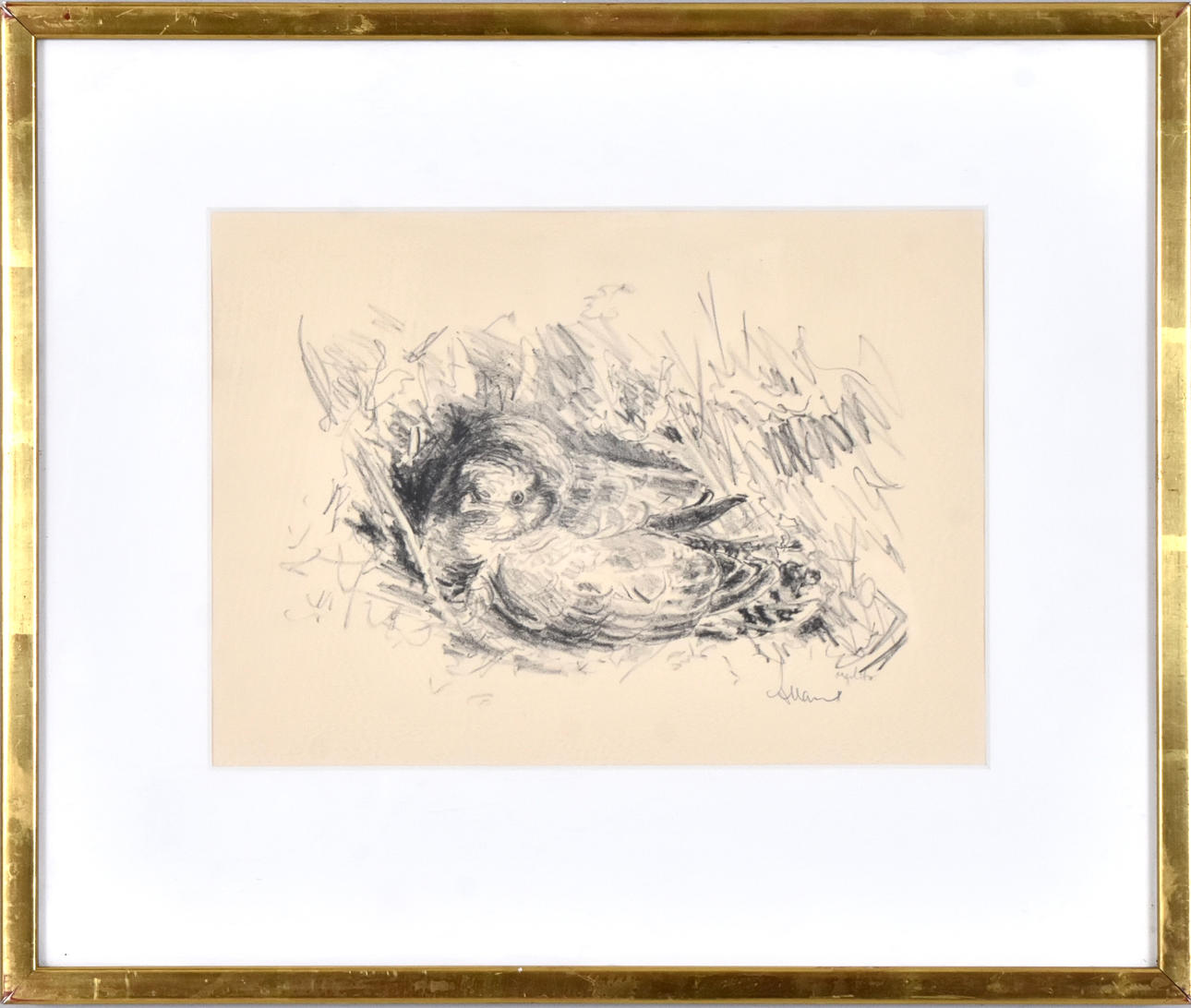 ALLAN ANDERSSON. Litografi.