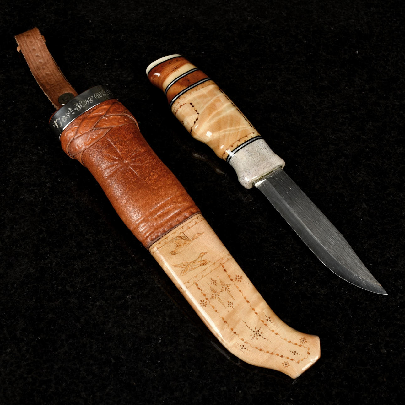 BÖRJE ERIKSSON. Refined utility knife, signed.