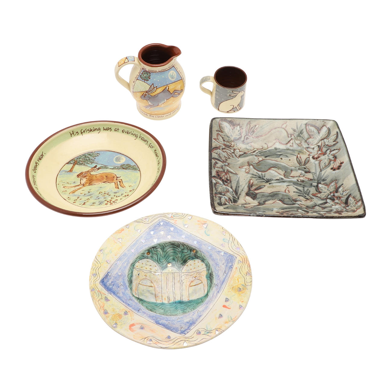 CLIO GRAHAM & OTHER STUDIO POTTERY.