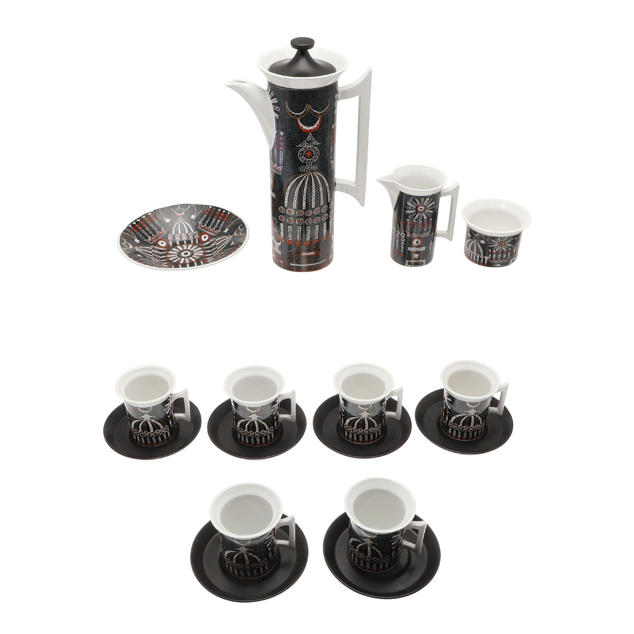 PORTMEIRION COFFEE SET - 'MAGIC CITY'.
