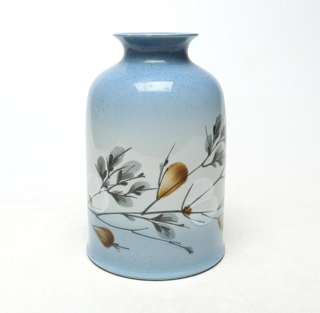 A Royal Danish porcelain vase, faience.