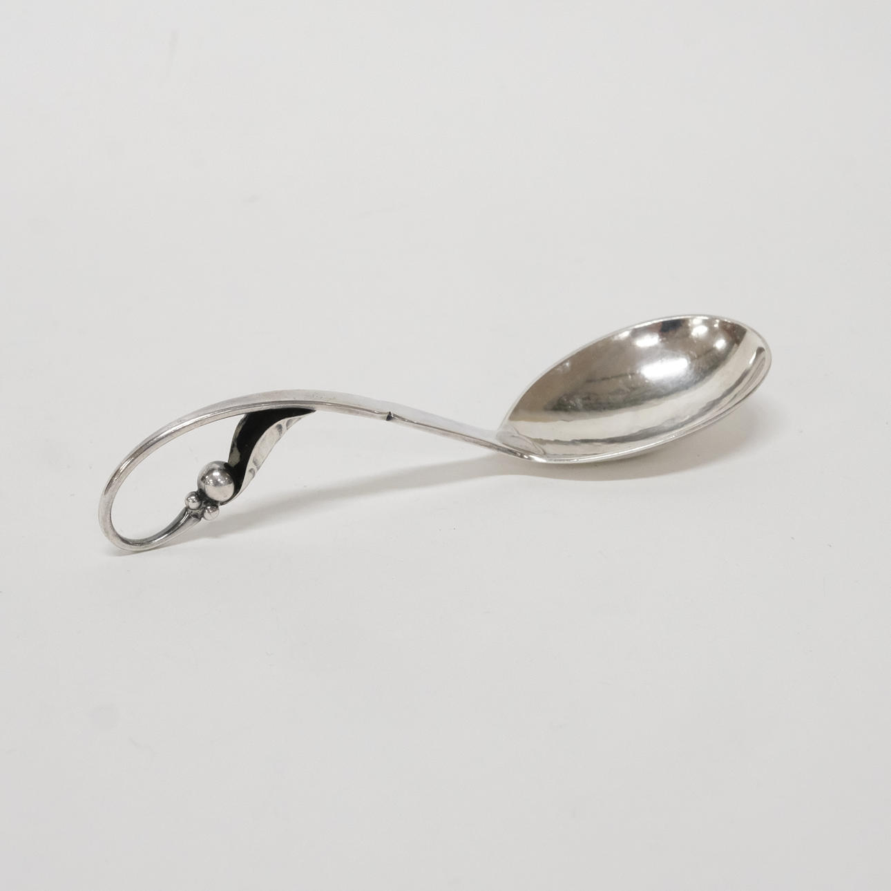GEORG JENSEN. SPOON, SILVER, MODEL 21.