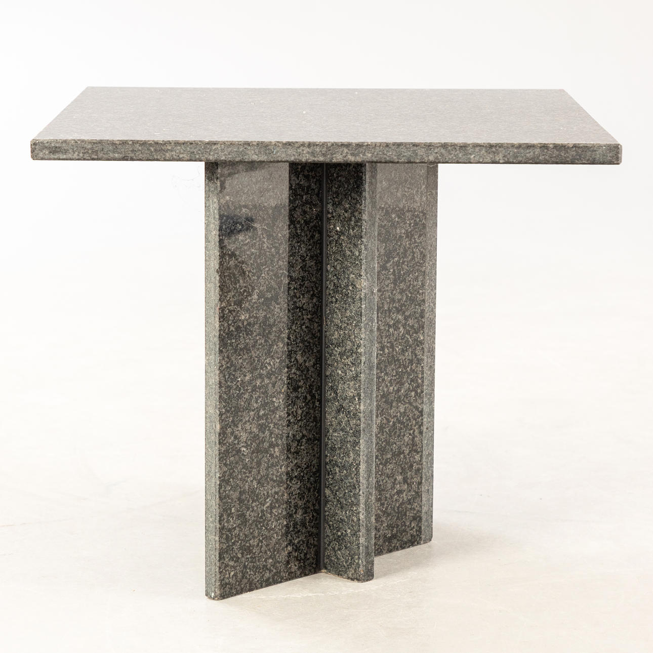 small granite side table.