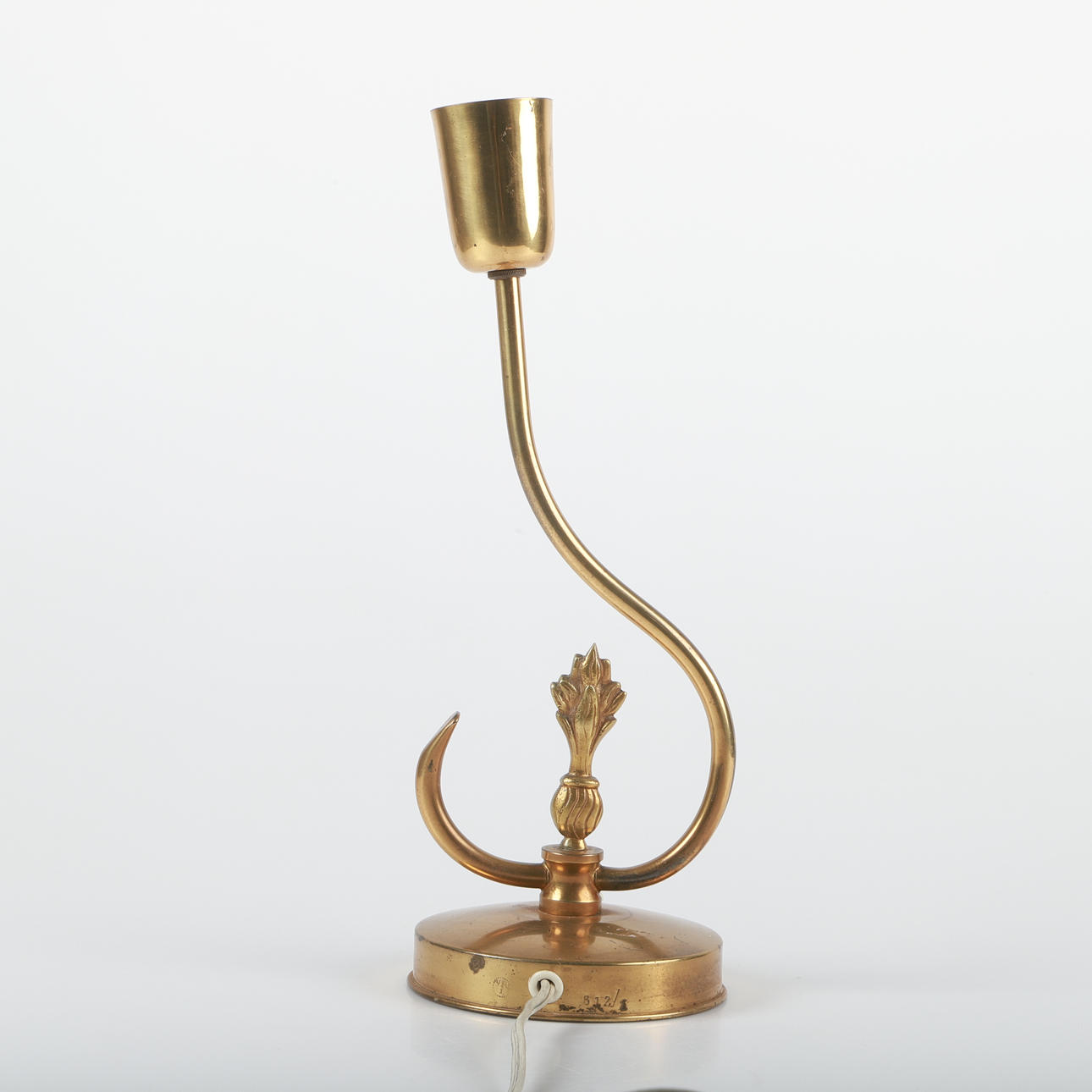 BORDSLAMPA, mässing, Ystad Metall.