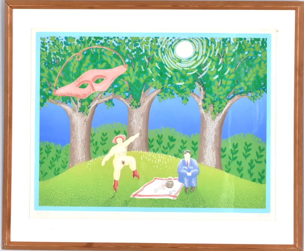 STEFAN W IGELSTRÖM. Color lithography.