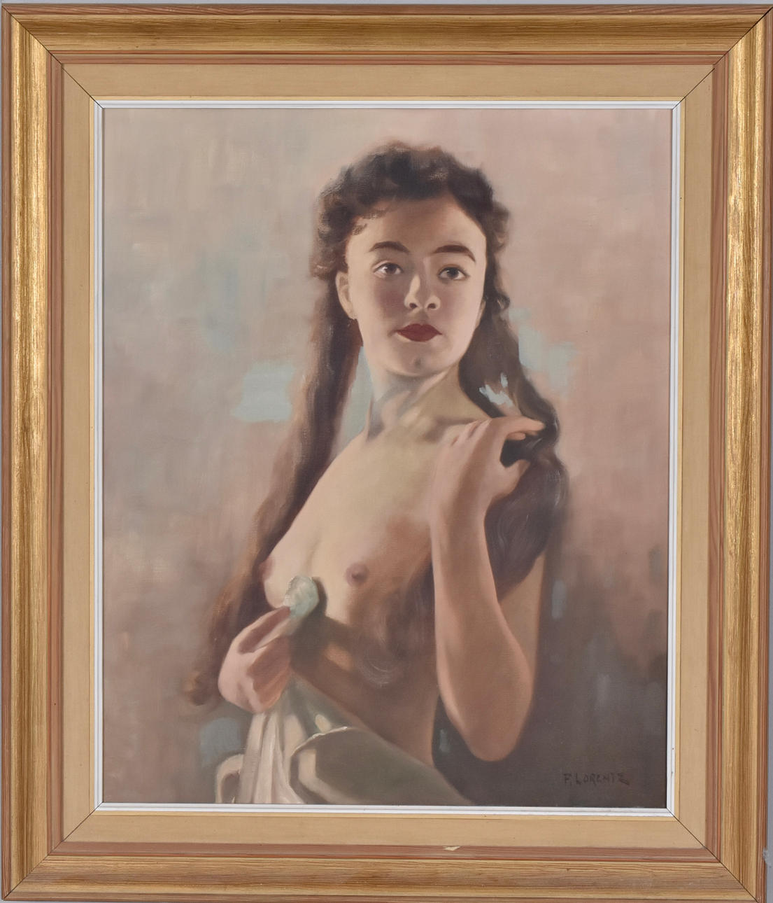 FRANZ LORENTZ. Olja på duk.