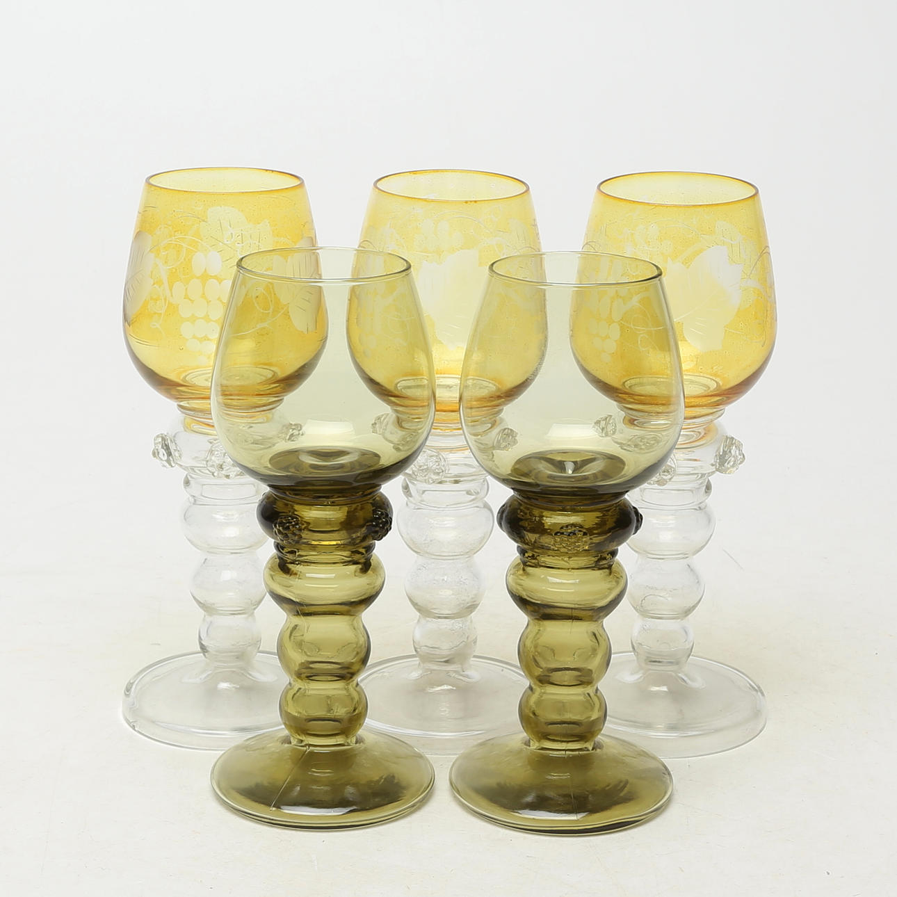 STRAPS, 3 pcs, plus 2 pcs. glass.