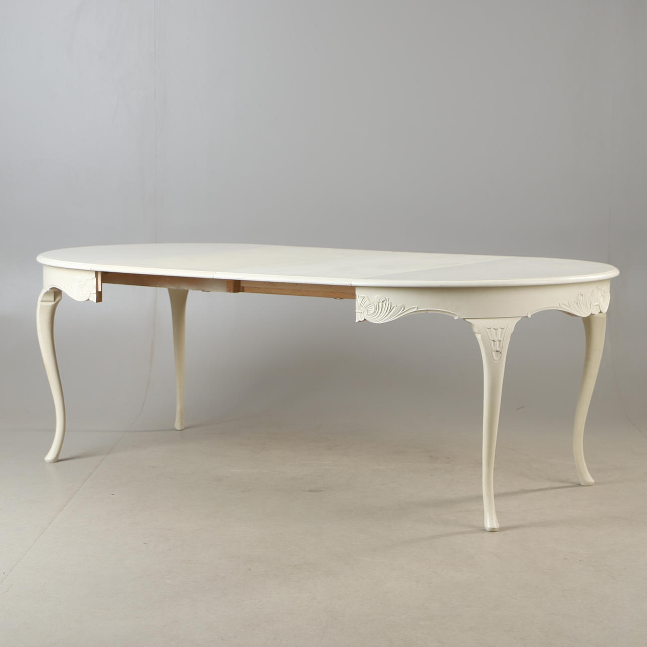 DINING TABLE, white painted, rococo style. Furniture - Dining room ...