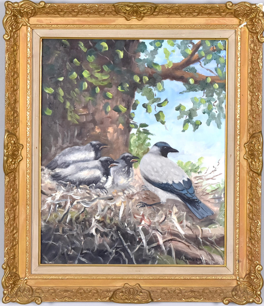 WALTER LILJENBERG. Oil on canvas.