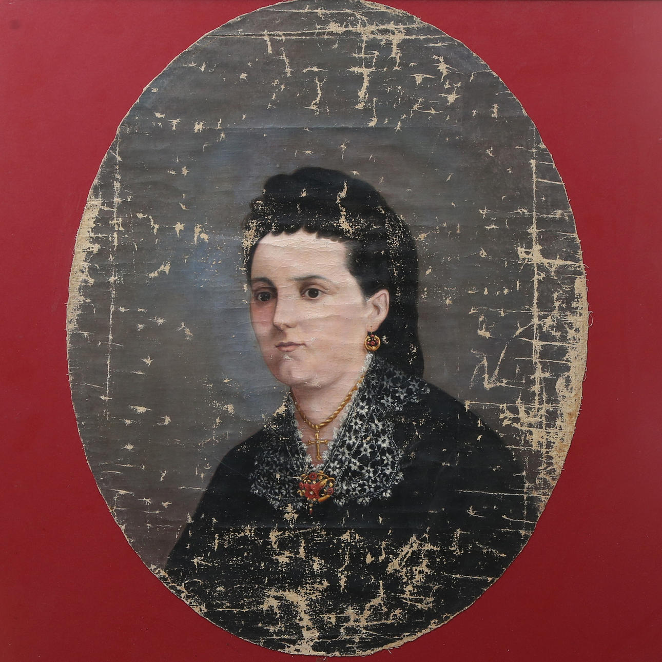 SPANISH SCHOOL, SECOND HALF 19TH CENTURY. Lady.