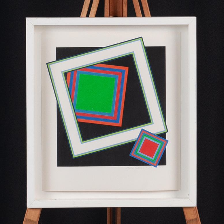 PETER FREUDENTHAL. Silkscreen in colour, signed and dated 1985.