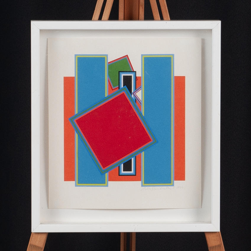 PETER FREUDENTHAL. Silkscreen in colour, signed and dated 1984.