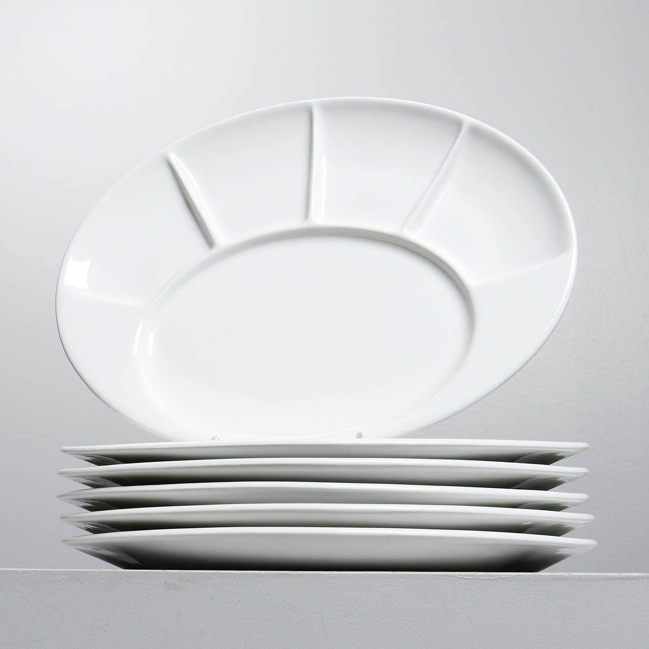 6 plates, Figgjo, Norway.