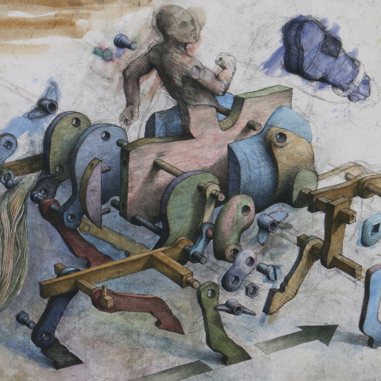 HANS HAMNGREN. Färglitografi, ryttare, signerad, numrerad 34/40 samt daterad 1979.