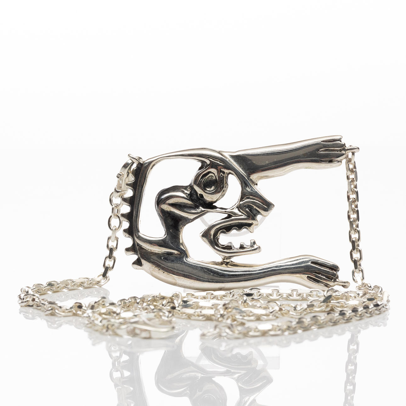 NECKLACE, Sterling silver, Bengt Lindström.