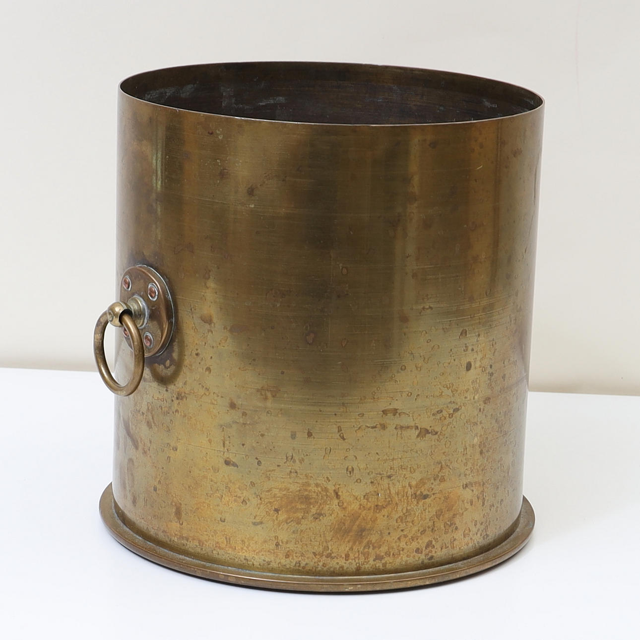 Sektkühler, Messing, datiert 1917. Silber & Metall - Zinn, Messing ...