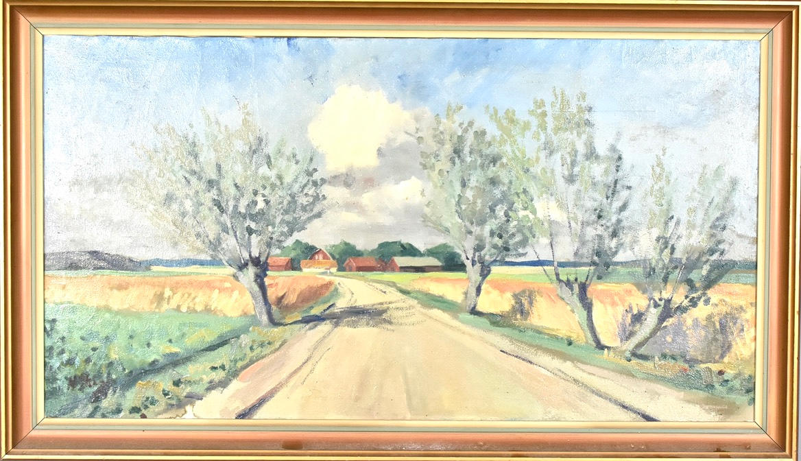 HENRIK SKAGH. Oil on canvas.