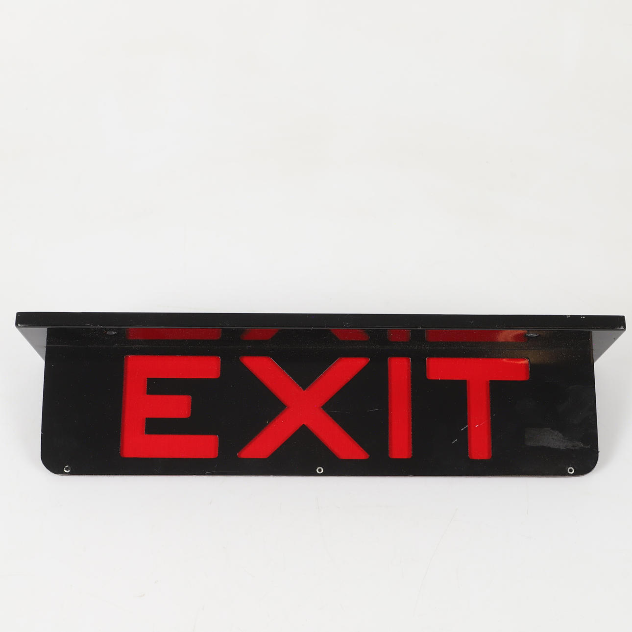 SIGN, “EXIT”, plastic.