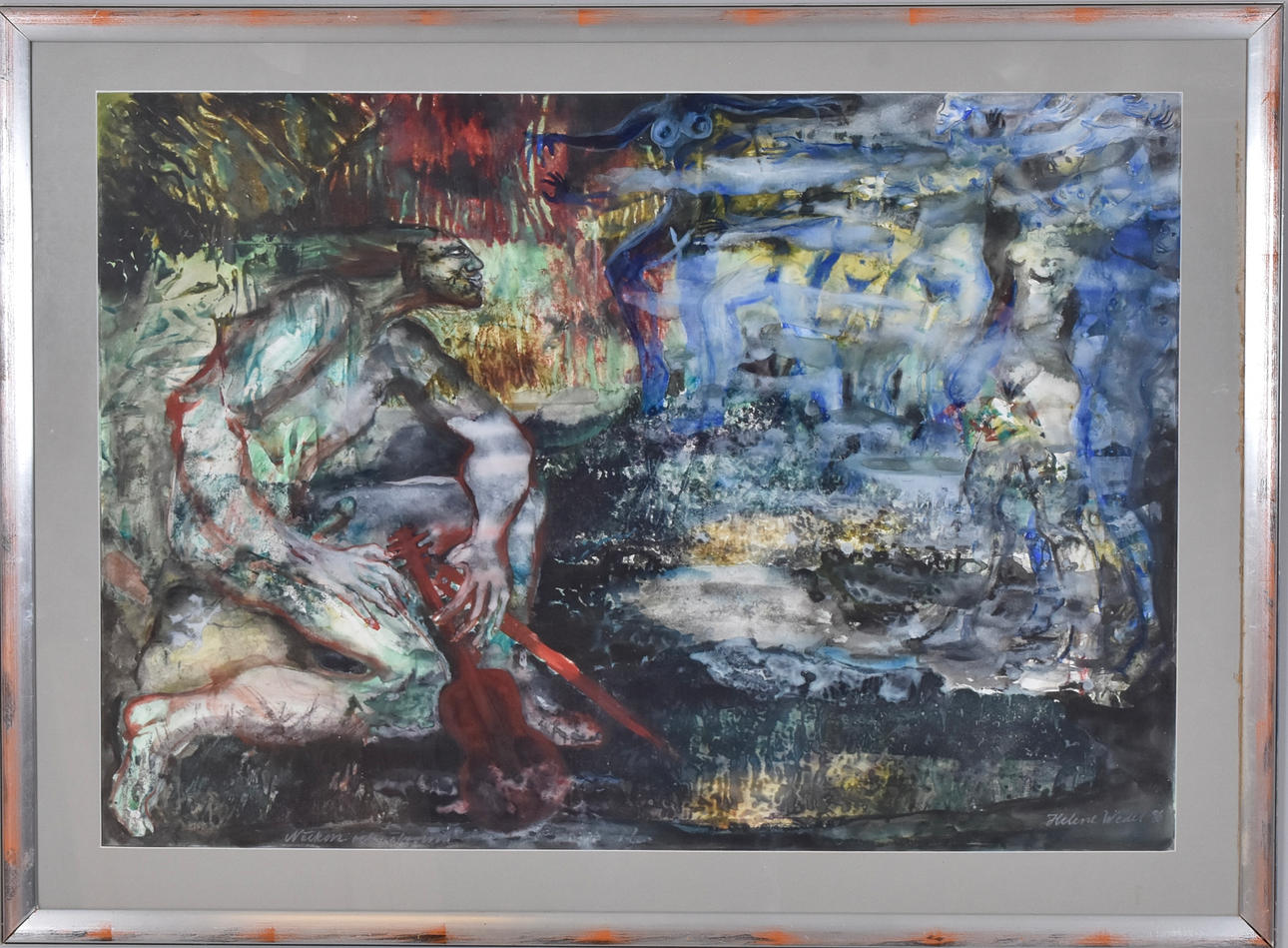 HELENE WEDEL. Mixed media.