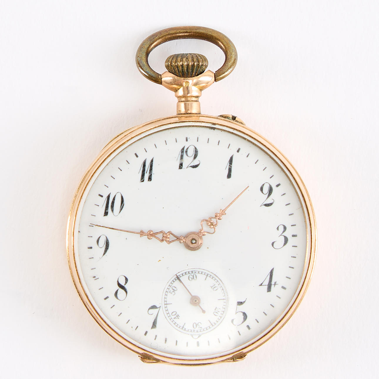 POCKET WATCH, gold 14K, marking year 1900.